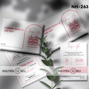 Thiệp cưới Hiếu Nguyễn thiết kế